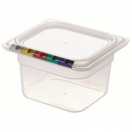 Гастроемкость 1/6 100мм полипропилен прозрачный Рестола 422102001